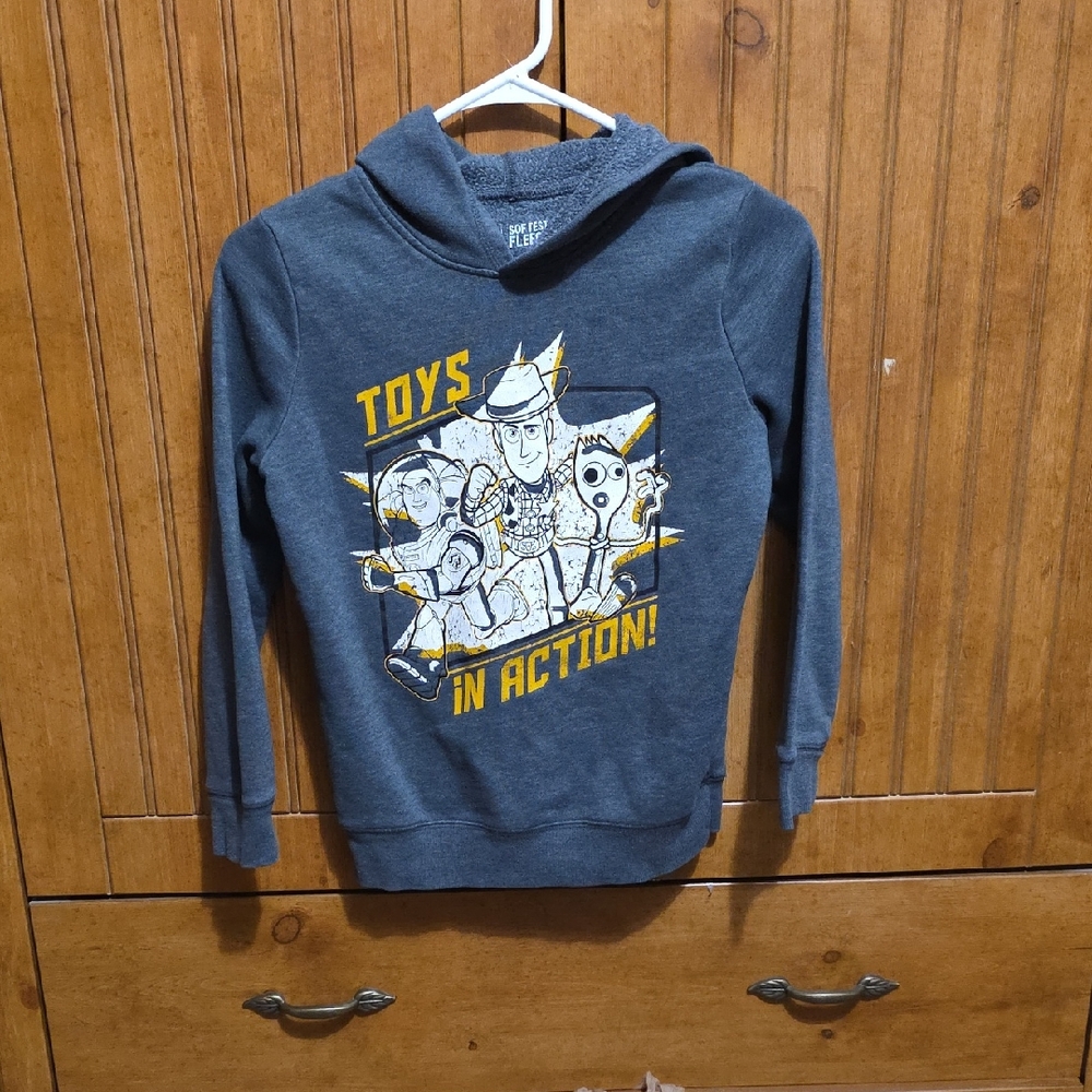 Kids Blue 'Toys in Action' Hoodie